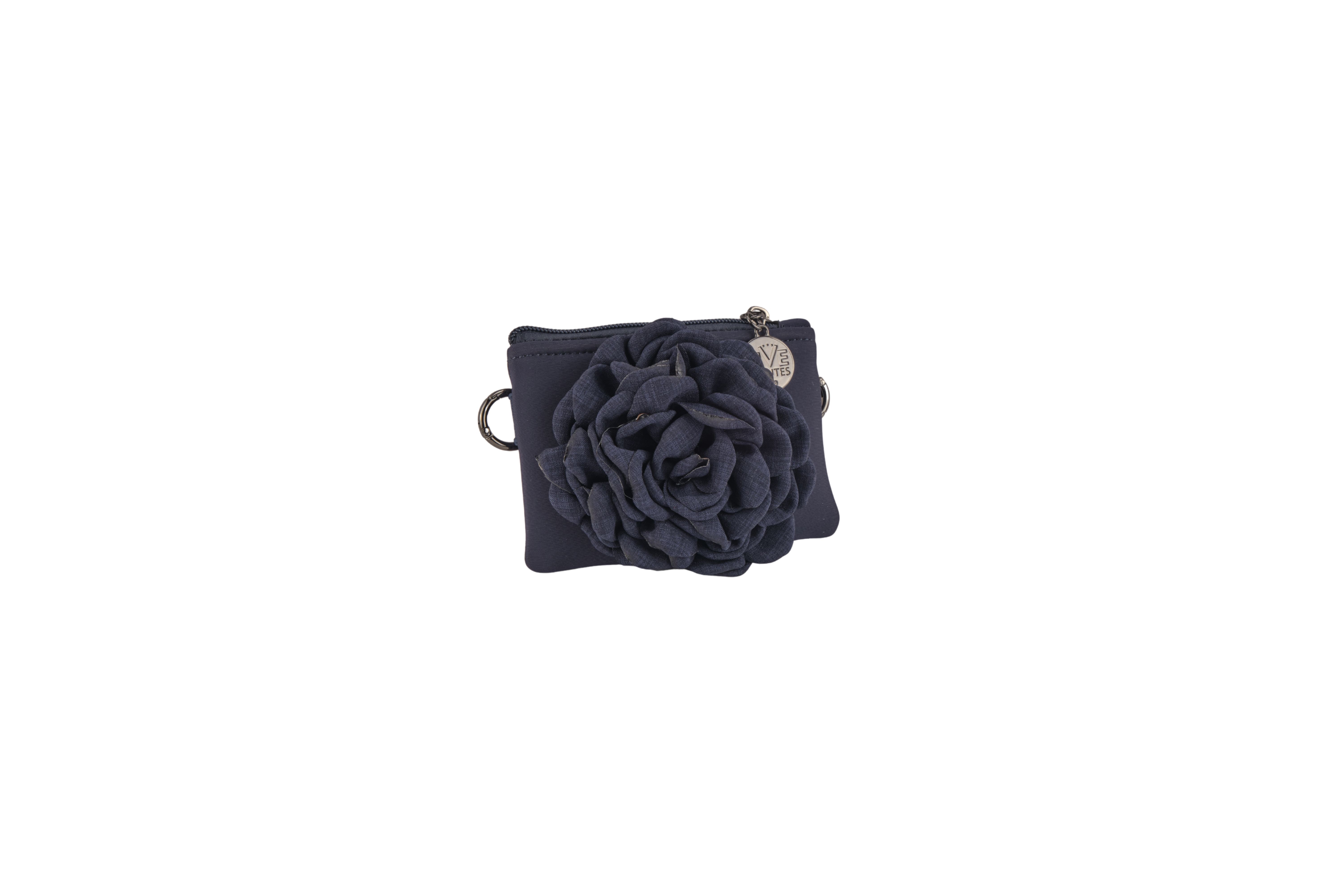 Magic Purse: neoprene blu COTTON ROSE