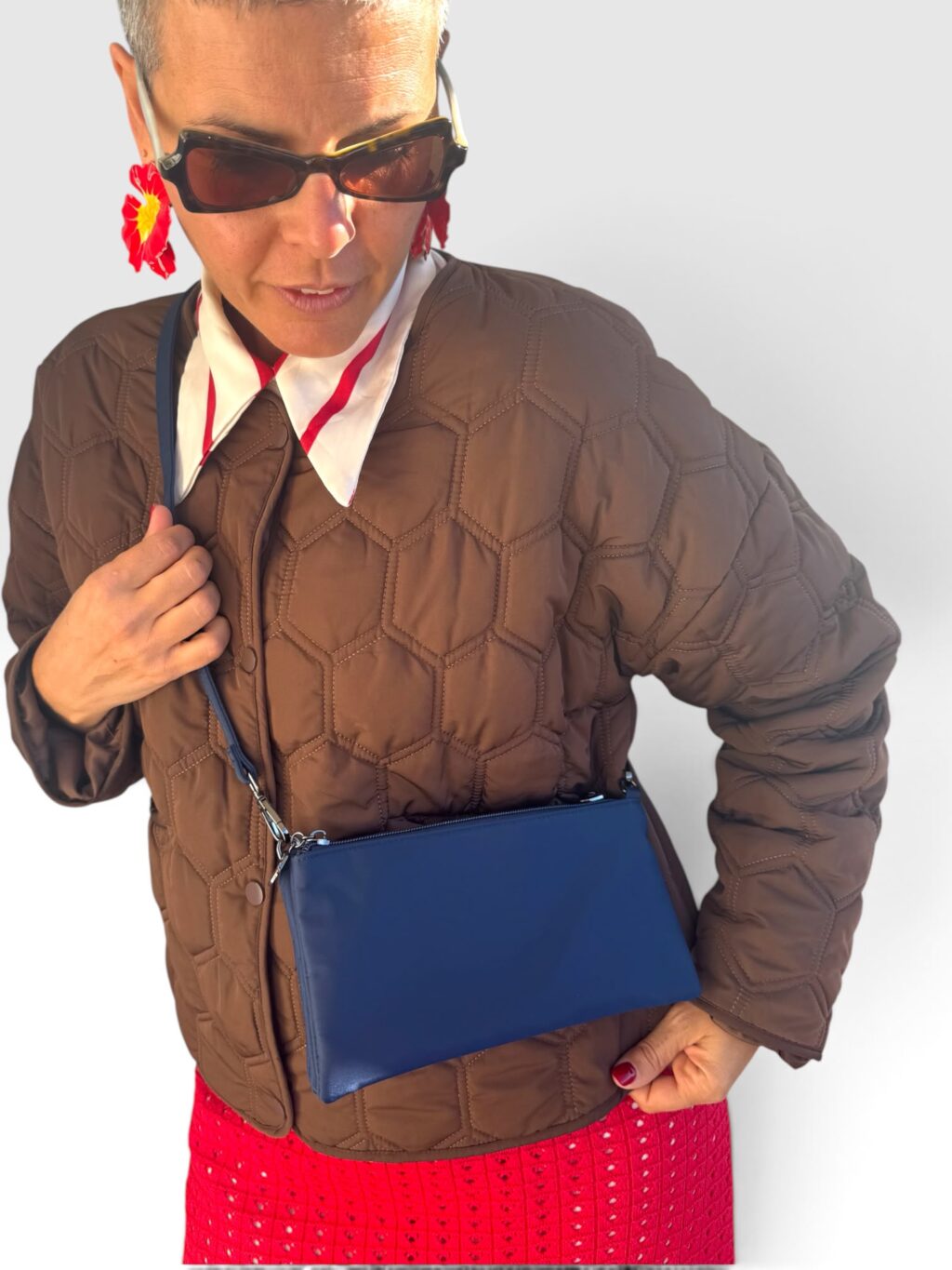 Passaporto - nylon blu